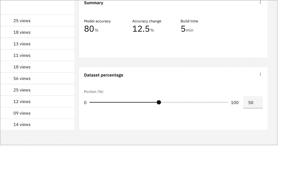 Image example of a default slider in context